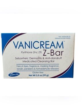 Vanicream Z-Bar Medicated Cleansing Bar 3.5 oz